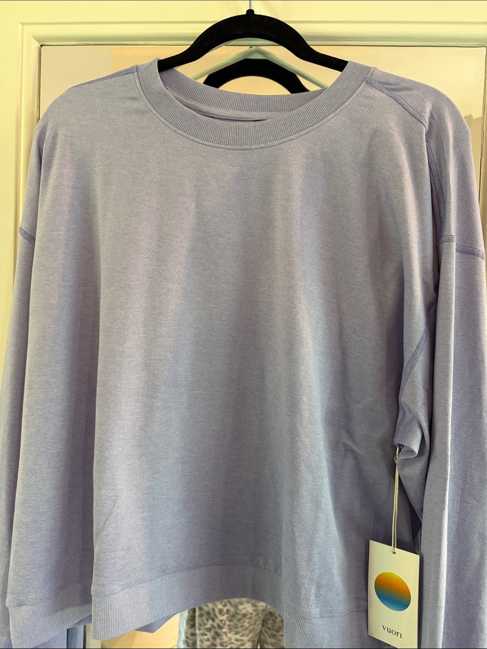 Vuori Lilac Relaxed Crewneck Sweatshirt - Women